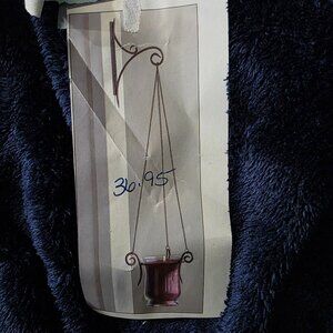 NEW PartyLite Hanging Votive Holder W/Vintage Glass Holder P9716U & HB3307G Set